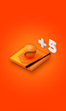 Sport-Angebot<br><br><strong>5 Runs vorne</strong>